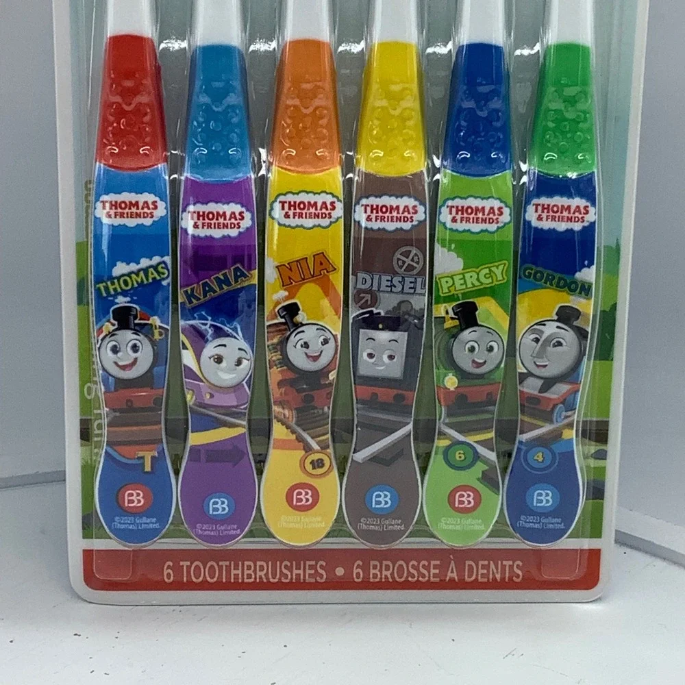 Brush Buddies Thomas & Friends Kids Soft Toothbrushes 6pk Multi-Color 84269-24‎